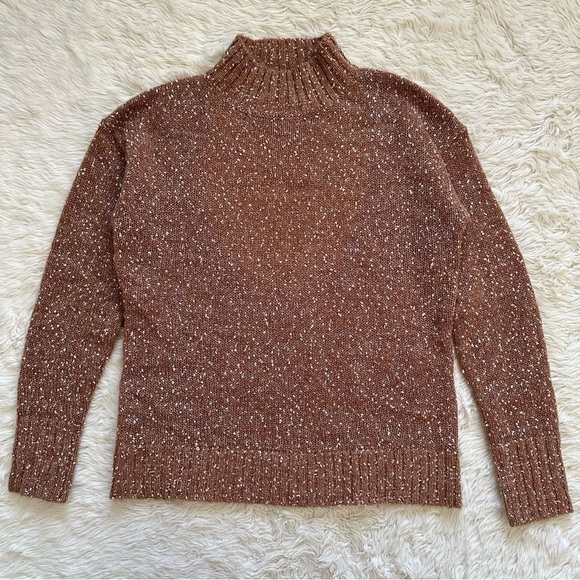 Tularosa Sweater Tash Mockneck Cut Out Back in Dijon Brown XS NWT New - Picture 4 of 13